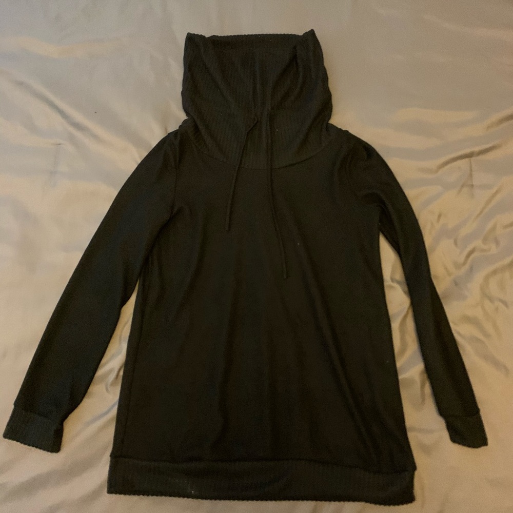 Black cowl neck sweater - NWOT